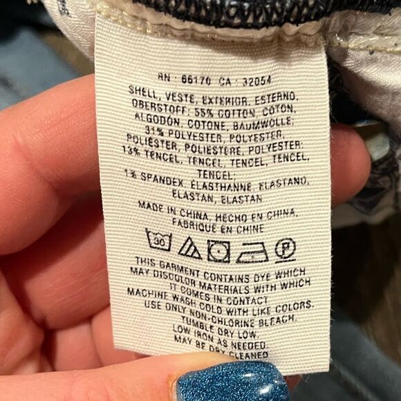 Pilcro and the Letterpress Serif Jeans Straight Leg Mid Rise Light Wash Size 28 - Picture 7 of 12